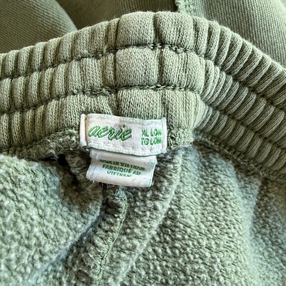 Aerie Olive Green Cozy Joggers - Picture 4 of 5